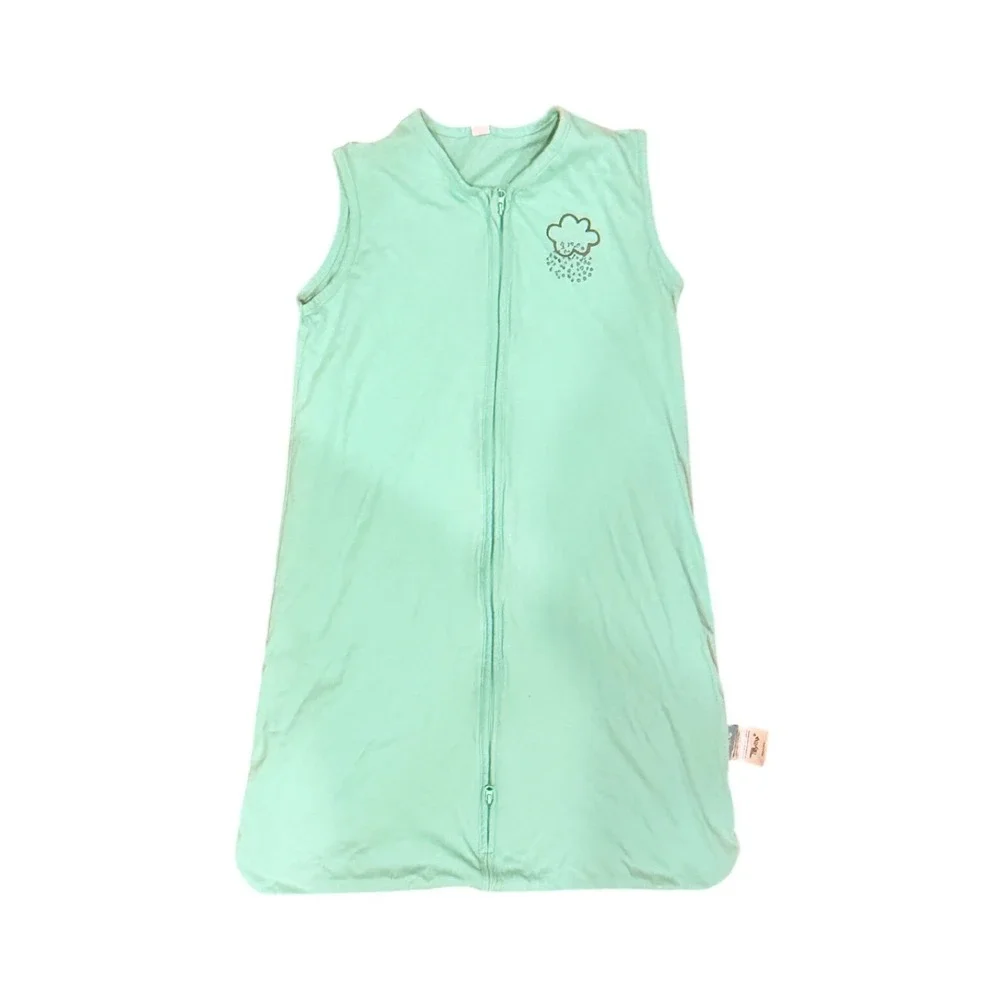 Tillyou‎ 2 Pack Cloud Print Mint Green Baby Sleep Sacks Wearable Blankets